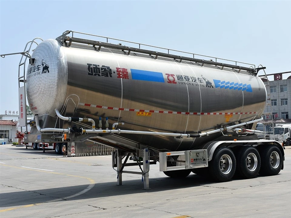 40T aluminijski cementni tanker poluprikolica