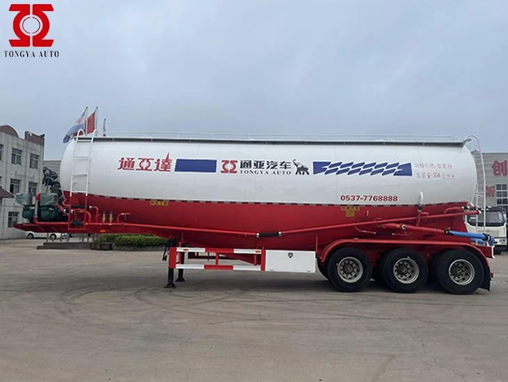 50t Polu prikolica za rasuti cementni tanker