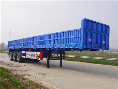 3 Polu prikolica s bočnim zidom