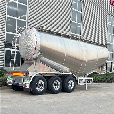 Prikolica za cisternu za rasuti cement od aluminija